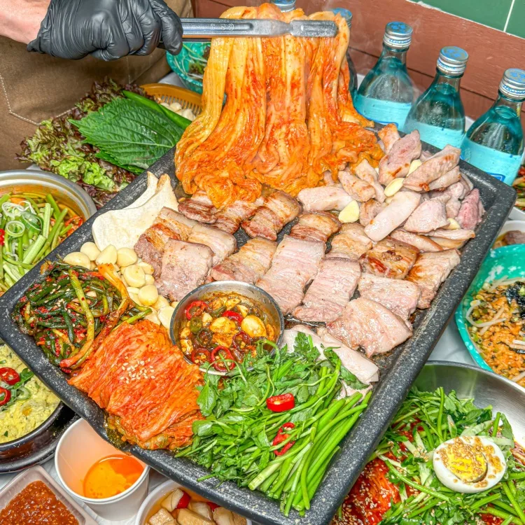 오팔식당 고기 한상